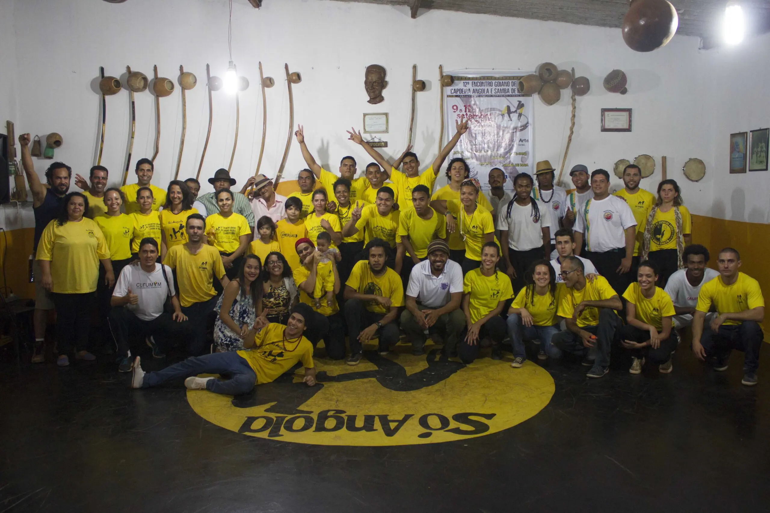 Grupo Só Angola traz Capoeira Angola e Samba Chula de forma gratuita para Goiânia (Foto: Só Angola/Divulgação)