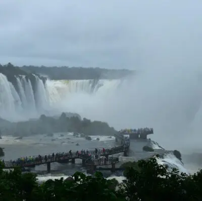 Inverno nas Catararas de Iguaçu (Foto: Bruna Nieradka)