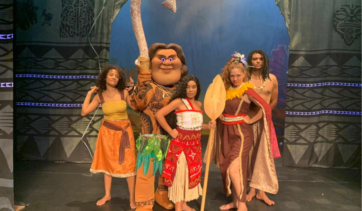 Espetáculo "Moana 2" acontece no Teatro Madre Esperança Garrido (Foto: Divulgação)