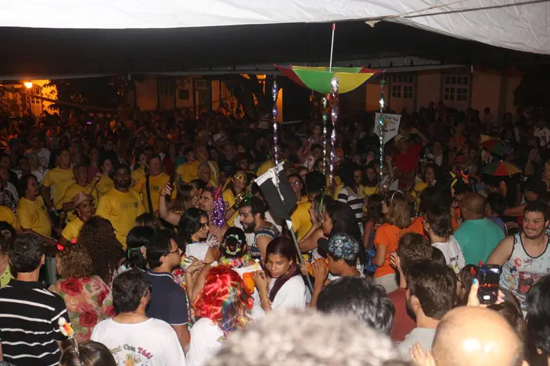 Carnaval no Largo do Rosário, na cidade de Goiás (Foto: divulgação)