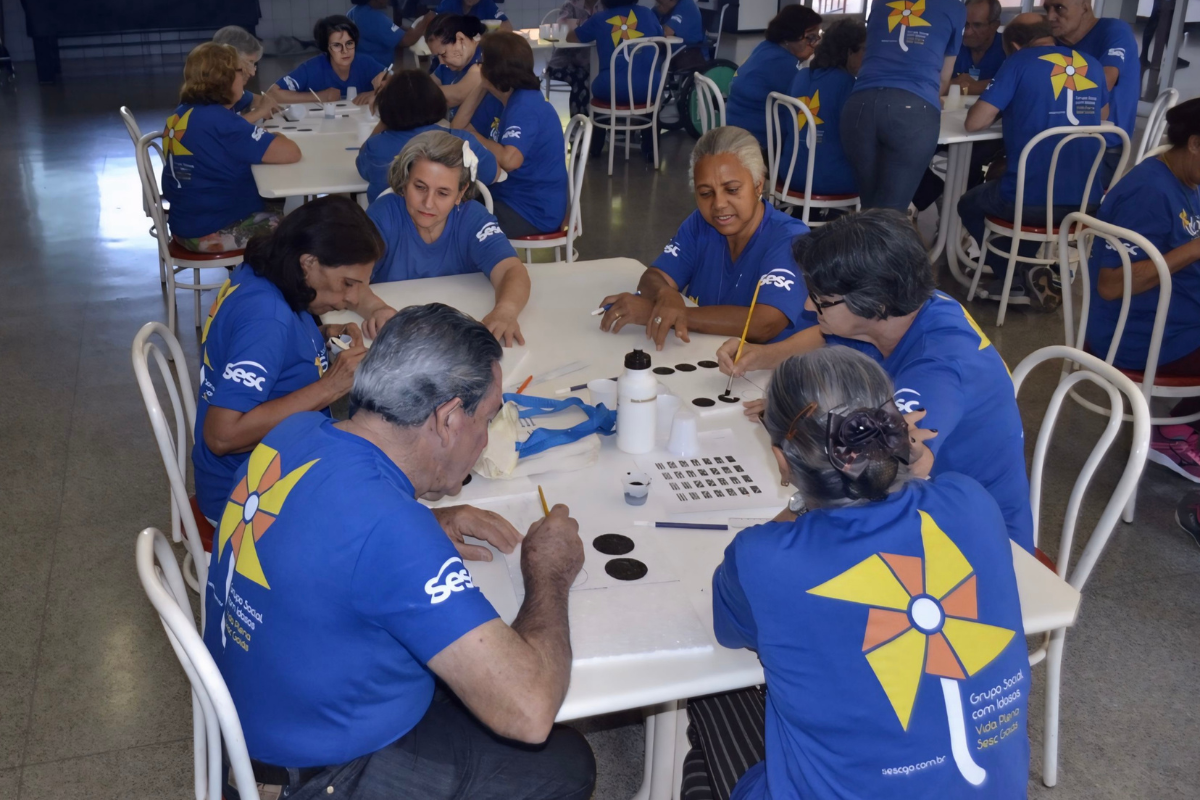 Grupo Vida Plena, no Sesc Faiçalville, em Goiânia (Foto: divulgação)