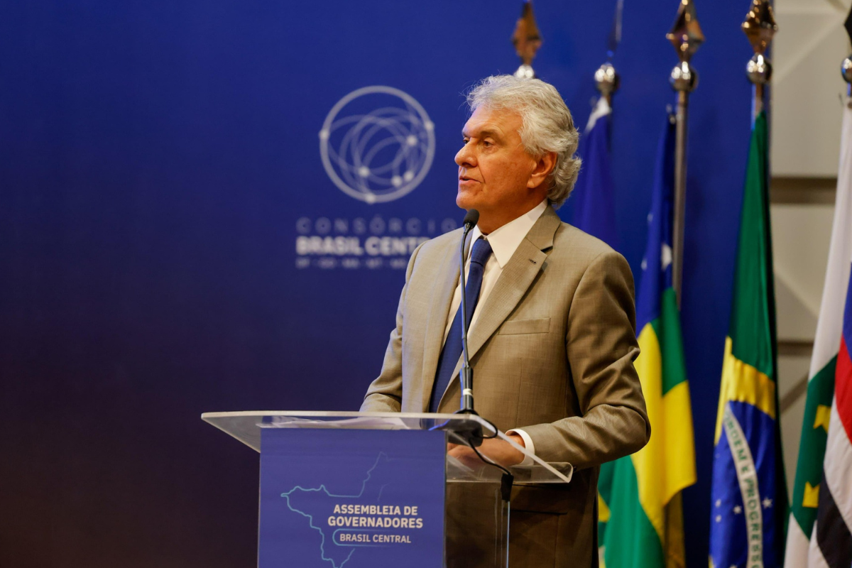 Governador Ronaldo Caiado é representante do Cerrado no consórcio Brasil Verde (Foto: Secom Go)