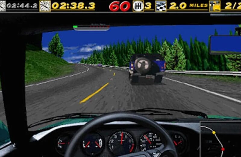 Need for Speed, um dos jogos antigos disponíveis gratuitamente no site (Foto: reprodução)