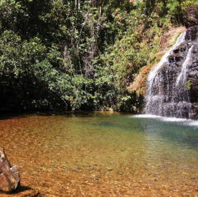 Cachoeira da Cascatinha, localizada no Parque Estadual da Serra de Caldas (Foto: PESCAN)