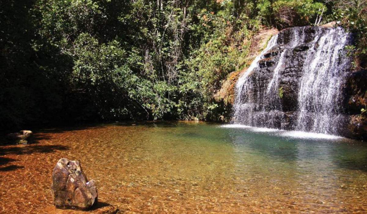 Cachoeira da Cascatinha, localizada no Parque Estadual da Serra de Caldas (Foto: PESCAN)