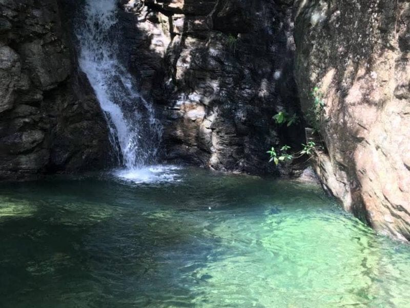 Cachoeira do Paredão, no Parque Estadual da Serra de Caldas (Foto PESCAN)