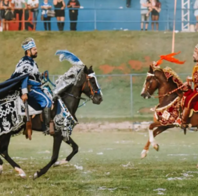 Cavalhadas de Corumbá de Goiás (Foto: Michelly Matos Secult Goiás)