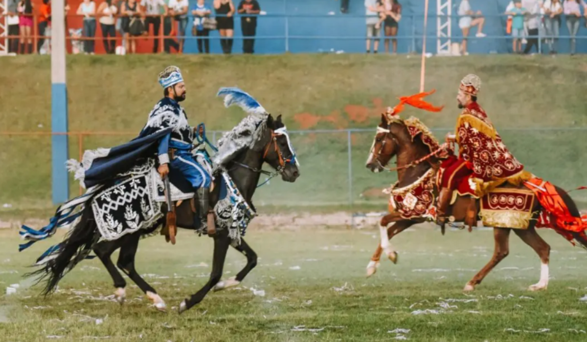 Cavalhadas de Corumbá de Goiás (Foto: Michelly Matos Secult Goiás)