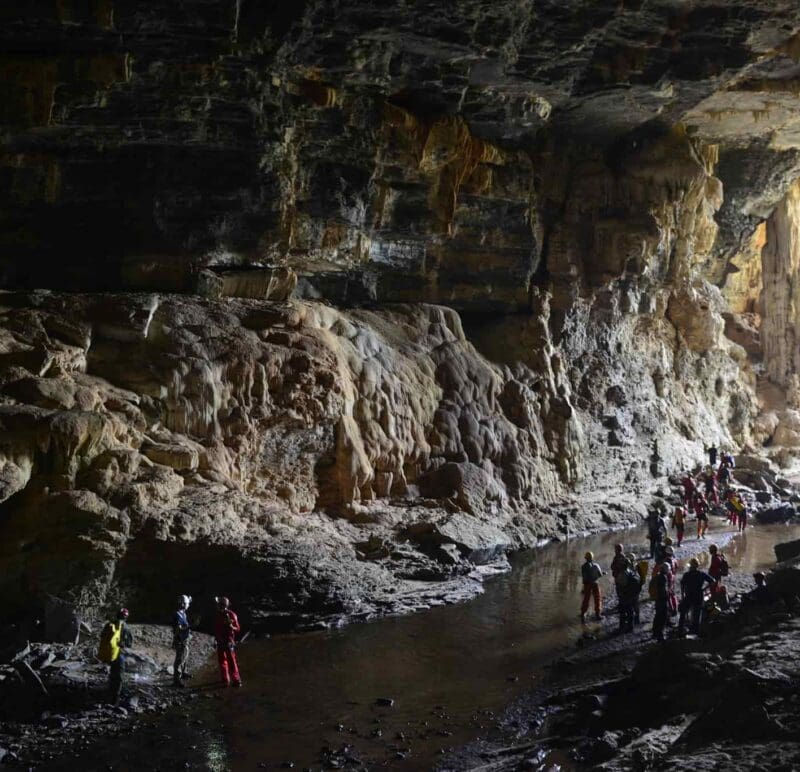 Caverna Lapa das Dores, na cidade de Mambaí, Goiás (Foto: Museu Cerrado)