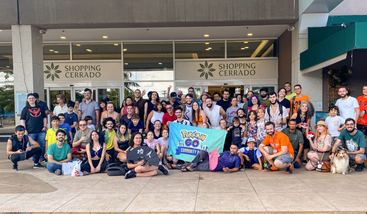 Shopping Cerrado recebe Dia Comunitário Clássico de Pokémon GO (Foto: Pogo Gyn)