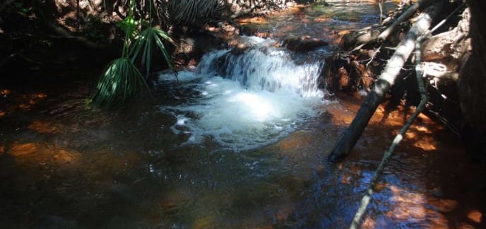 Fervedouro do Léo, em Mambaí