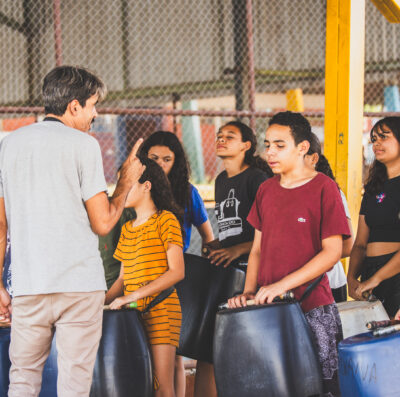 Projeto "Coletivo Asas" leva música para terminais de Goiânia (Foto: Divulgação)