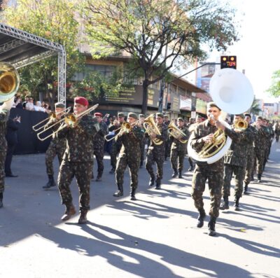 Desfile Cívico Militar já é tradição em Goiânia (Foto: Prefeitura de Goiânia)