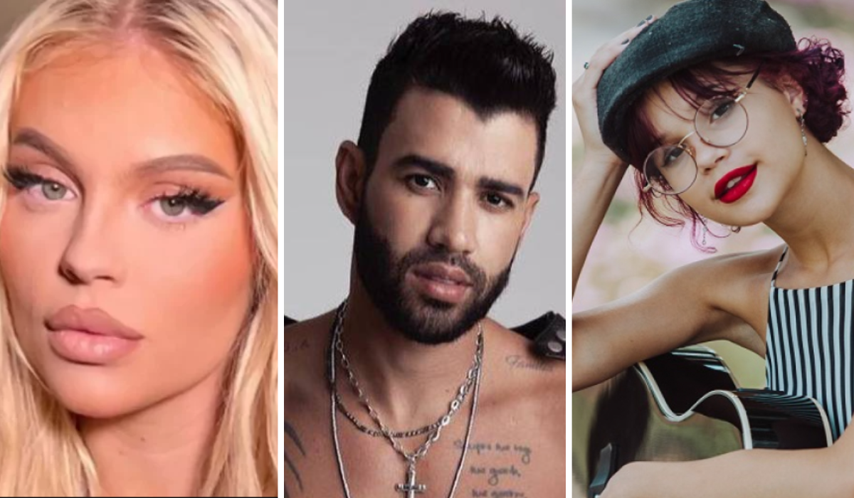 Luísa Sonza, Gusttavo Lima e Analu Sampaio estão entre os brasileiros indicados ao Grammy Latino 2024 (Foto: reprodução)