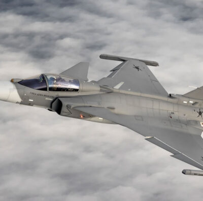 O F-39 Gripen será uma das aeronaves em destaque na Base Aérea de Anápolis (Foto: SAAB)