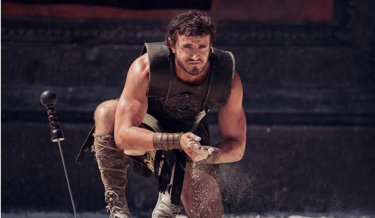 Paul Mescal dá vida ao personagem Lucius em 'Gladiador II' (Foto: Paramount)