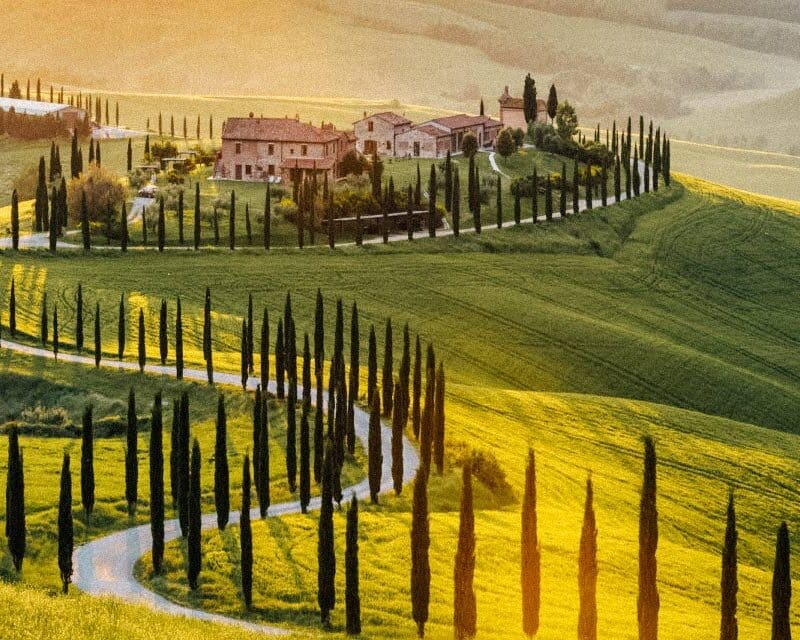 Toscana, na Itália (Foto reprodução)