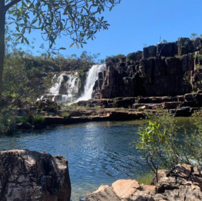 Catarata dos Couros, na Chapada dos Veadeiros, em Goiás (Foto: Governo de Goiás)