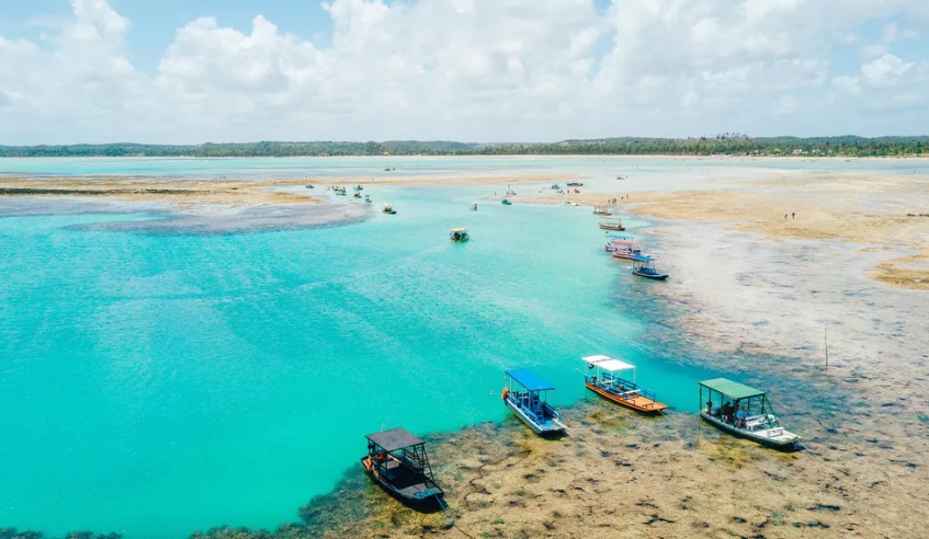 Praia do Patacho (AL), ganha novamente Bandeira Azul - Brasil (Foto: Lucas Meneses / Sedetur)