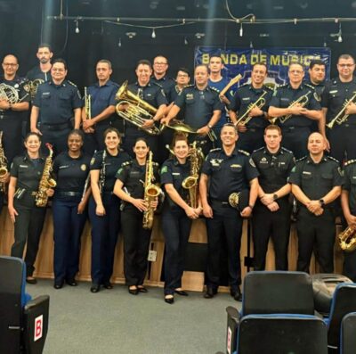 Banda da Guarda Civil de Goiânia (Foto: Prefeitura de Goiânia)