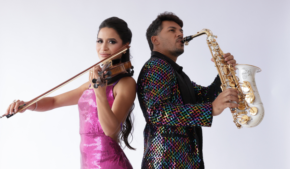 Dueto Sax e Violino está na programação do Sesc Anápolis (Foto: divulgação)