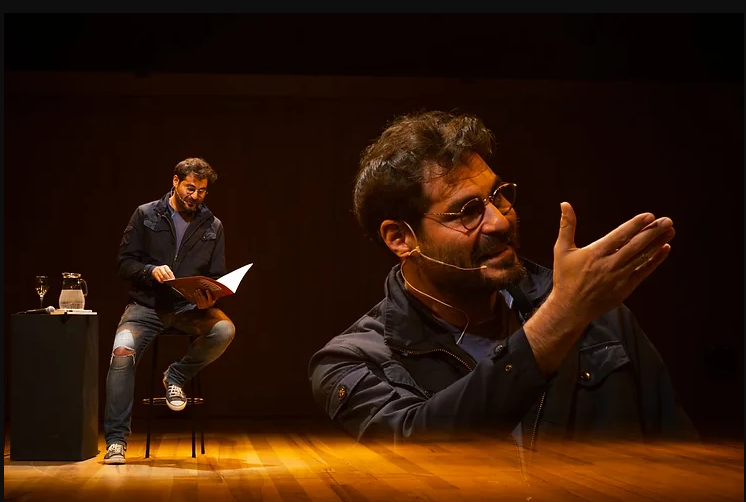 Thiago Lacerda em 'Quem Está Aí Monólogos de Shakespeare' - Goiânia (Foto: Vitória Proença)