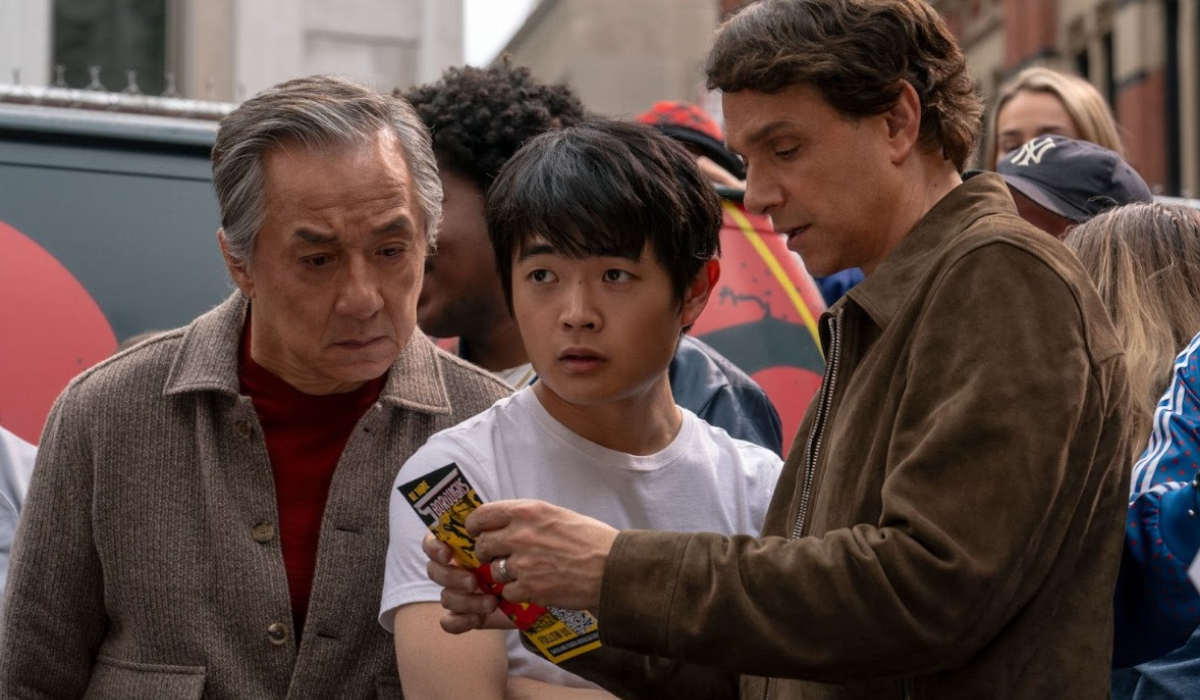 Jackie Chan e Ralph Macchio ensinam novo aprendiz em "Karate Kid: Lendas" (Foto: Sony Pictures)