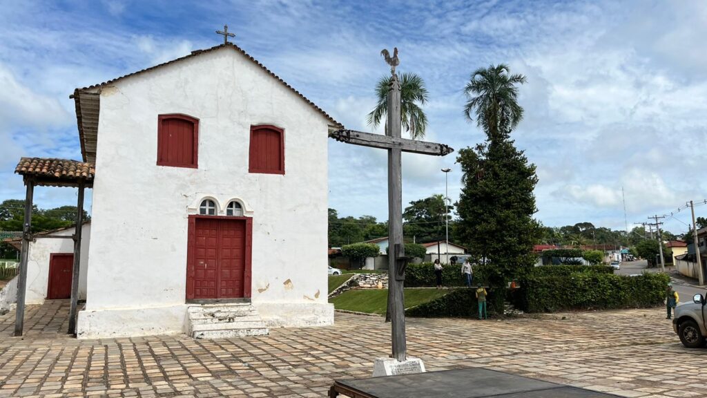 Ossada foi descoberta durante reforma em igreja de Jaraguá (Foto: Secult Goiás)