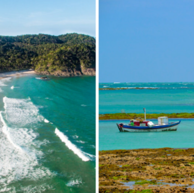 Destinos mais procurados no Brasil para 2025 - Itacaré (BA) e João Pessoa (PB) (Foto: MTur Destinos)