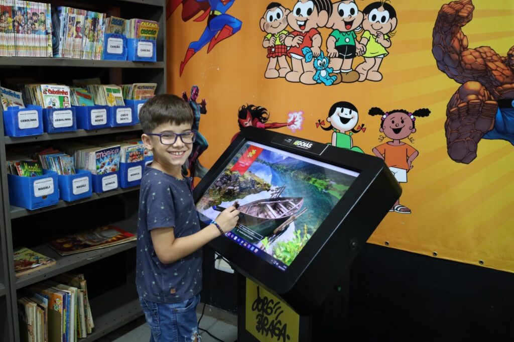 Gibiteca Jorge Braga, recebe 'Férias Literárias' em Goiânia (Foto: Secult Goiás)