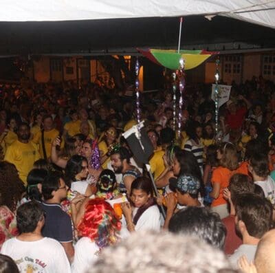 Carnaval no Largo do Rosário, na cidade de Goiás (Foto: divulgação)