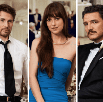Chris Evans, Dakota Johnson e Pedro Pascal se envolvem em triângulo amoroso no filme 'Materialists' (Foto: A24)