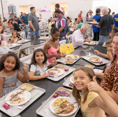 Restaurante do Bem em Aparecida de Goiânia (Foto: Wesley Costa)