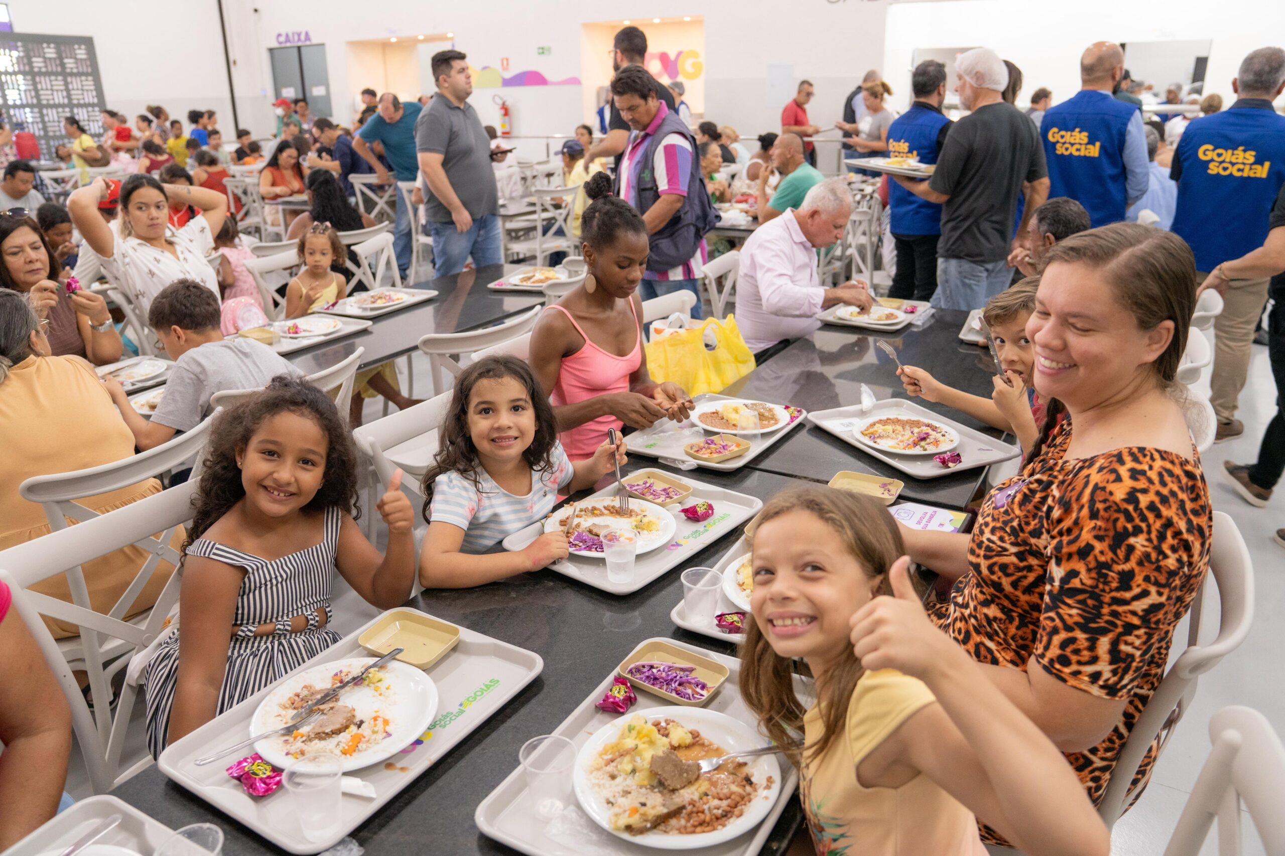 Restaurante do Bem em Aparecida de Goiânia (Foto: Wesley Costa)