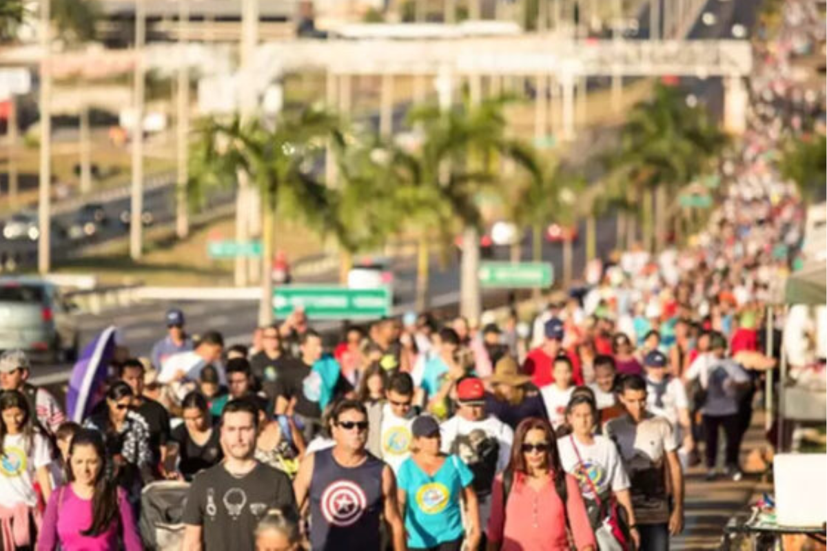 A Romaria 2025 acontece entre os dias 27 de junho e 6 de julho, em Trindade (Foto: Divulgação)