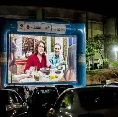 Sessões de cinema drive-in acontecem nos dias 7 e 8 de junho, em Goiânia (Foto: Divulgação)