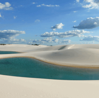 Parque Nacional dos Lençóis Maranhenses, no Maranhão, é um dos destinos do ecoturismo no Brasil (Foto: Melhores Destinos)