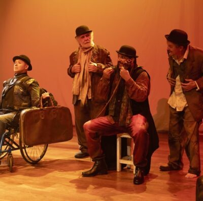 Ensaios de Esperando Godot (Foto: Divulgação)