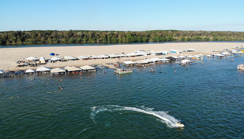 Praia da Tartaruga, no Tocantins (Foto: Adilvan Nogueira)