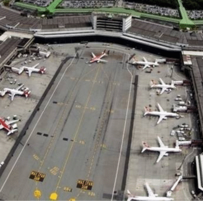 Drones paralisam voos no aeroporto de Guarulhos (Foto: reprodução)