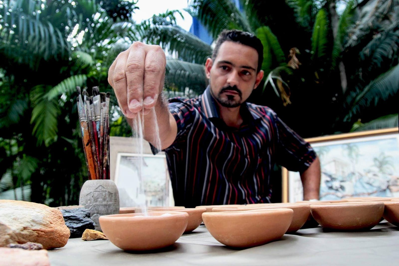 Exposição do artista plástico Auriovane D'Ávila vai até o dia 30 de julho (Foto: Divulgação)